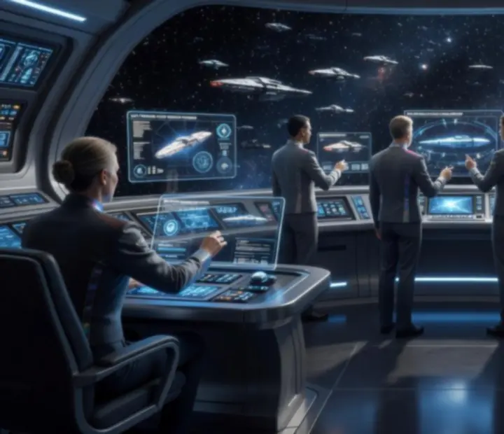 Zaawansowany mostek dowodzenia floty w Star Trek Fleet Command