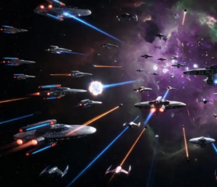 Epicka bitwa flot w przestrzeni kosmicznej w Star Trek Fleet Command