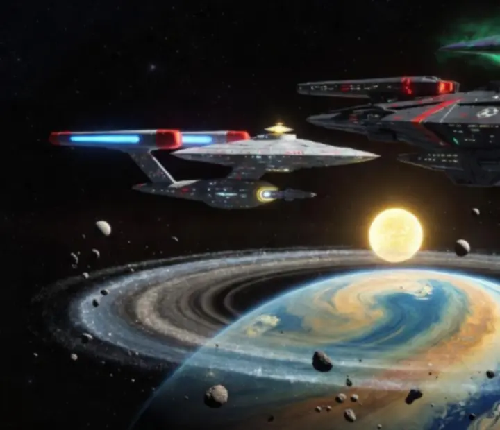 Floty Federacji, Klingonów i Romulan zebrane nad gwiazdą w Star Trek Fleet Command