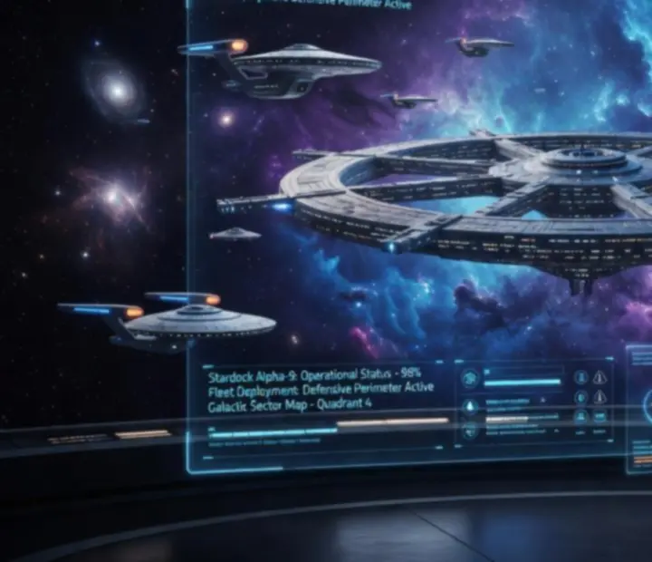 Galaktyczne centrum dowodzenia floty w Star Trek Fleet Command